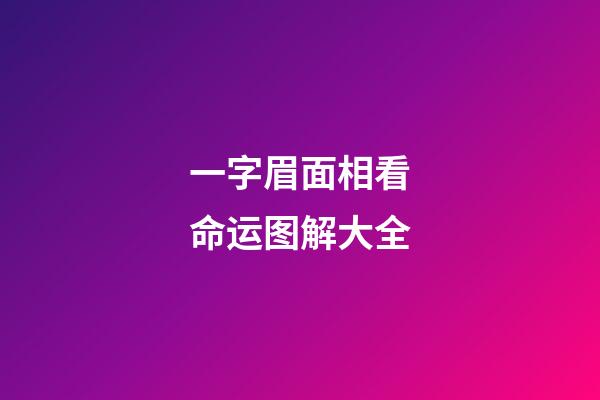 一字眉面相看命运图解大全
