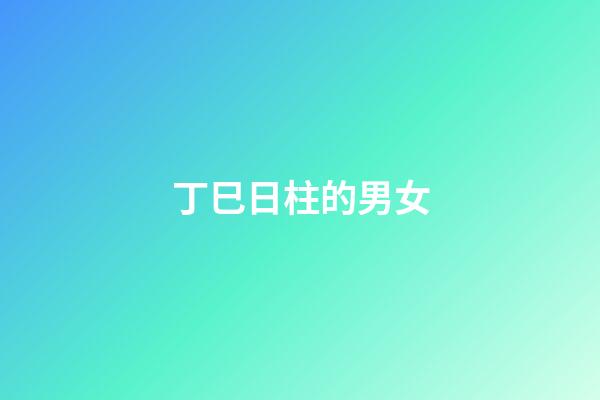 丁巳日柱的男女