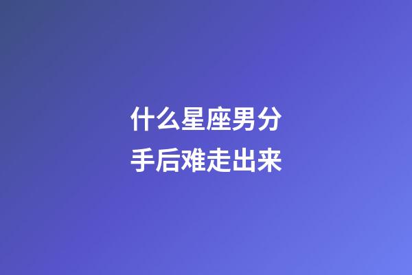 什么星座男分手后难走出来-第1张-星座运势-玄机派