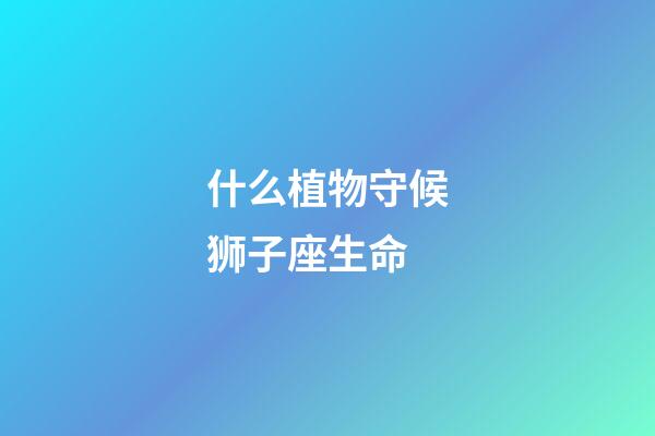 什么植物守候狮子座生命-第1张-星座运势-玄机派