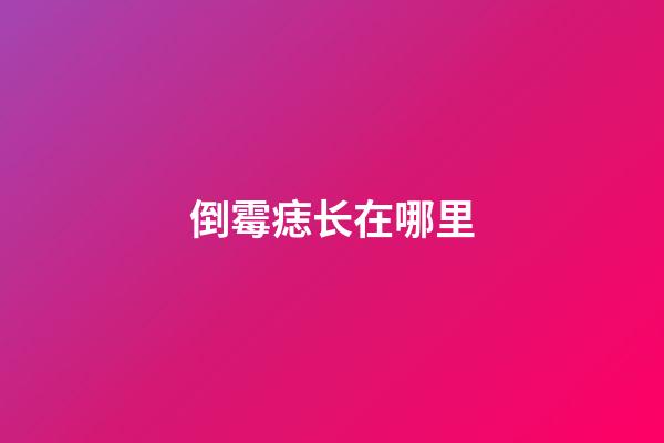 倒霉痣长在哪里