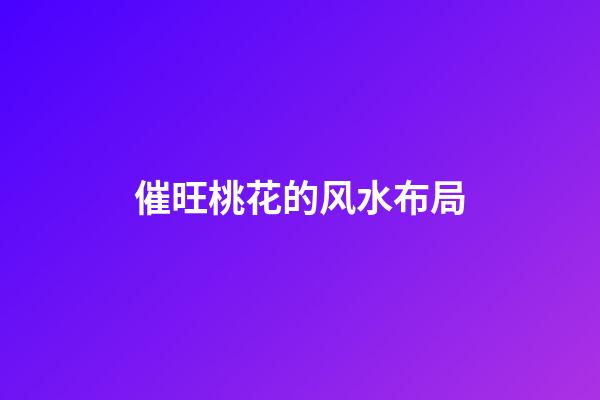 催旺桃花的风水布局