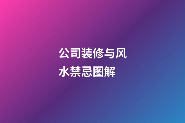 公司装修与风水禁忌图解