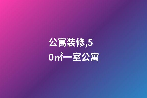 公寓装修,50㎡一室公寓-第1张-观点-玄机派