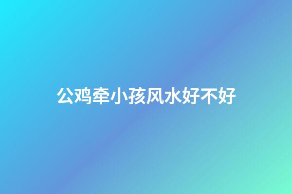 公鸡牵小孩风水好不好