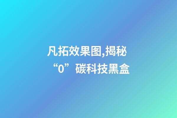 凡拓效果图,揭秘“0”碳科技黑盒-第1张-观点-玄机派