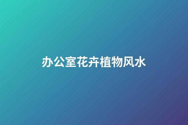 办公室花卉植物风水