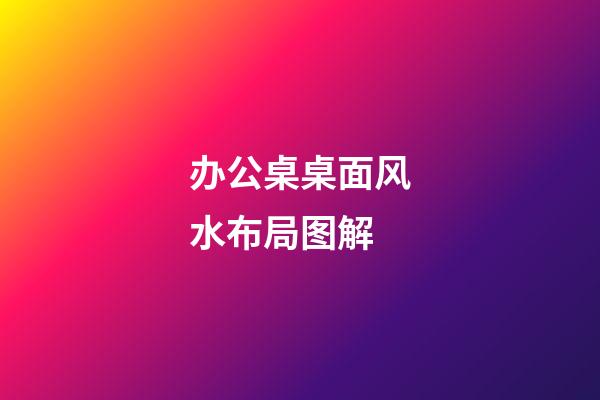 办公桌桌面风水布局图解