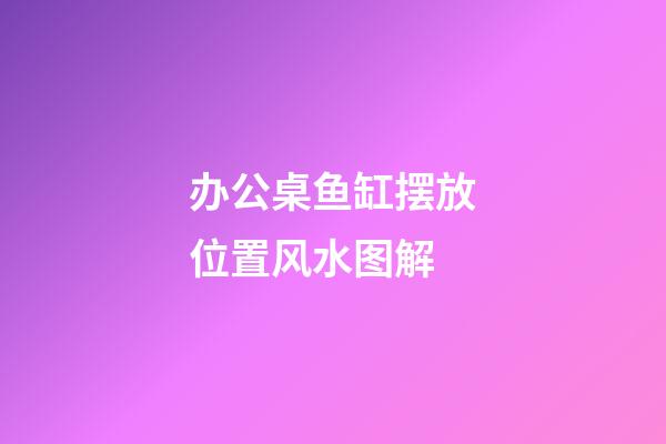 办公桌鱼缸摆放位置风水图解