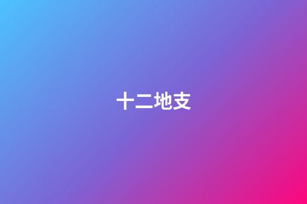 十二地支