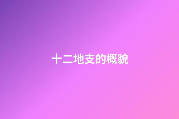 十二地支的概貌