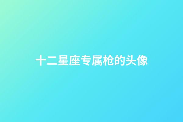 十二星座专属枪的头像-第1张-星座运势-玄机派