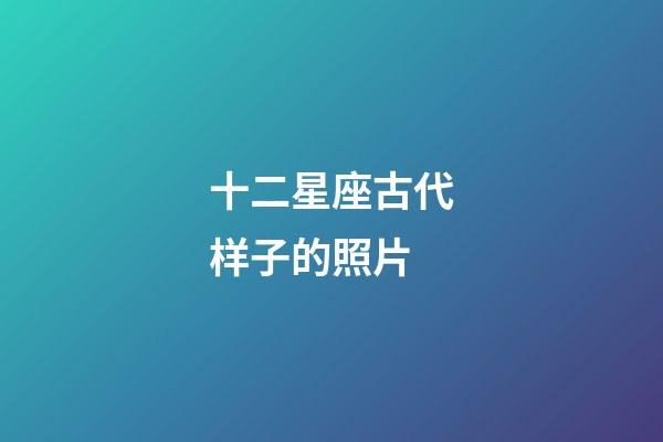 十二星座古代样子的照片-第1张-星座运势-玄机派