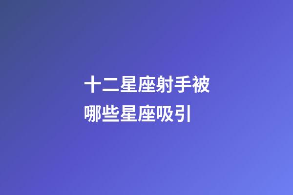 十二星座射手被哪些星座吸引-第1张-星座运势-玄机派