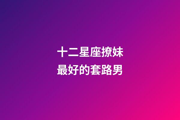 十二星座撩妹最好的套路男-第1张-星座运势-玄机派