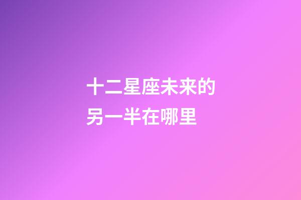 十二星座未来的另一半在哪里-第1张-星座运势-玄机派
