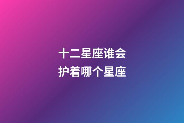 十二星座谁会护着哪个星座-第1张-星座运势-玄机派