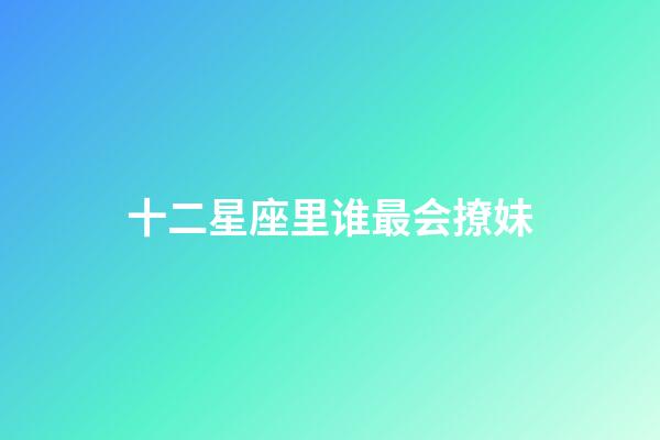 十二星座里谁最会撩妹-第1张-星座运势-玄机派