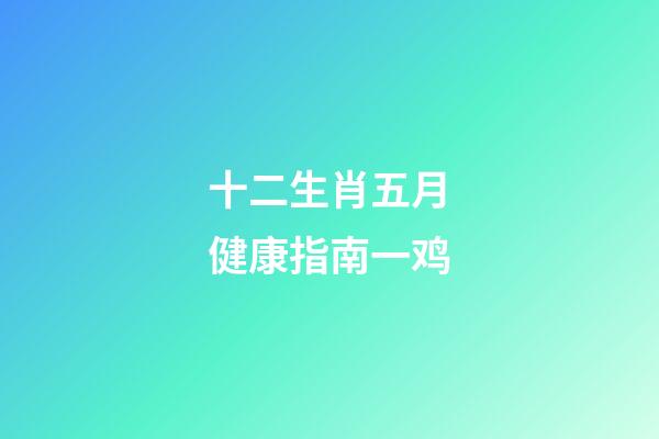 十二生肖五月健康指南一鸡