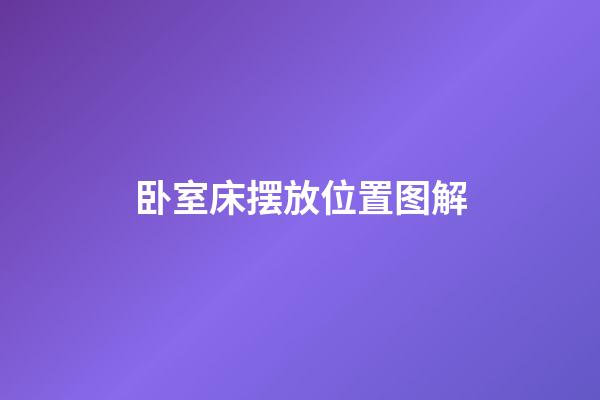 卧室床摆放位置图解