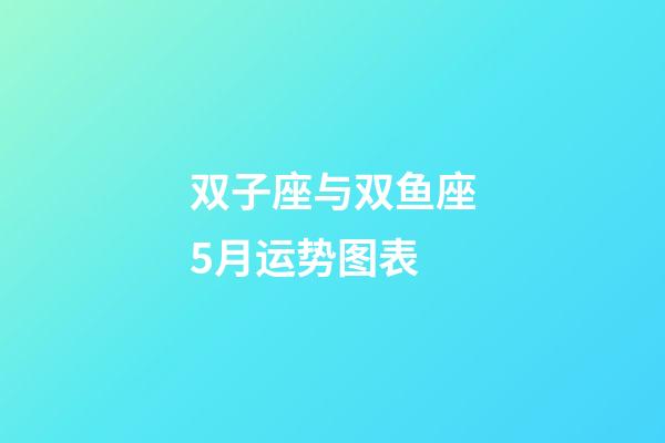 双子座与双鱼座5月运势图表-第1张-星座运势-玄机派