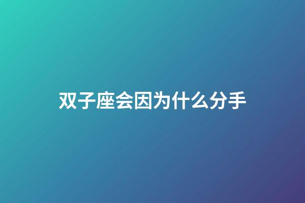 双子座会因为什么分手-第1张-星座运势-玄机派