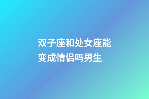 双子座和处女座能变成情侣吗男生-第1张-星座运势-玄机派