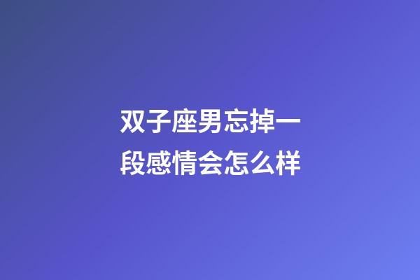 双子座男忘掉一段感情会怎么样-第1张-星座运势-玄机派