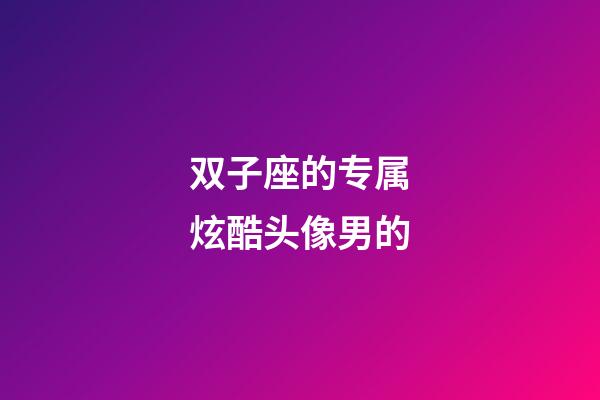 双子座的专属炫酷头像男的-第1张-星座运势-玄机派