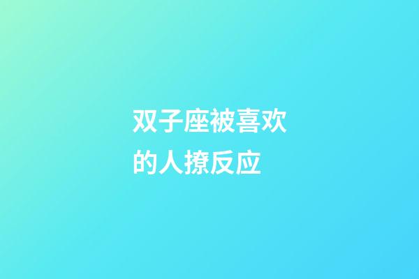 双子座被喜欢的人撩反应-第1张-星座运势-玄机派