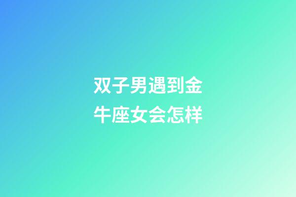 双子男遇到金牛座女会怎样-第1张-星座运势-玄机派