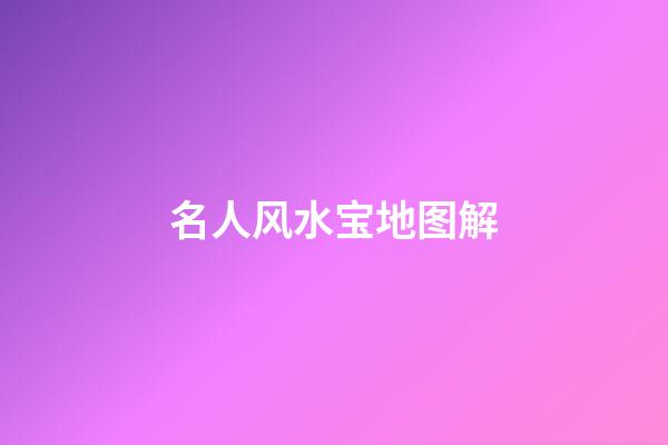 名人风水宝地图解