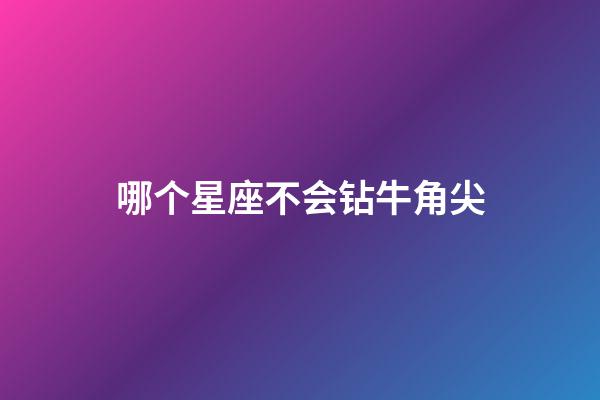 哪个星座不会钻牛角尖-第1张-星座运势-玄机派