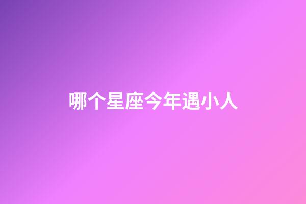 哪个星座今年遇小人-第1张-星座运势-玄机派