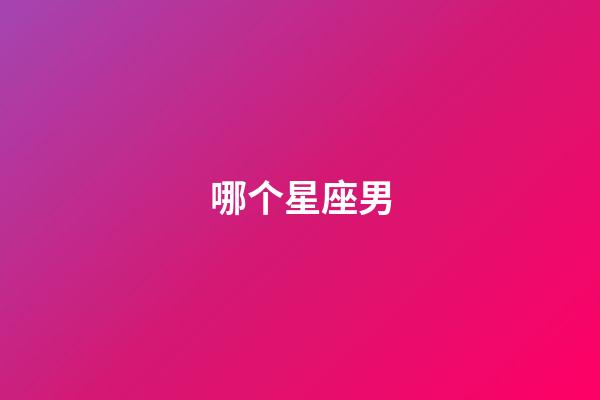 哪个星座男-第1张-星座运势-玄机派