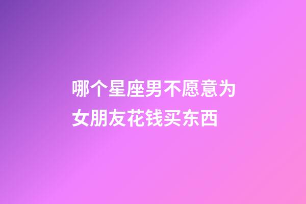 哪个星座男不愿意为女朋友花钱买东西-第1张-星座运势-玄机派