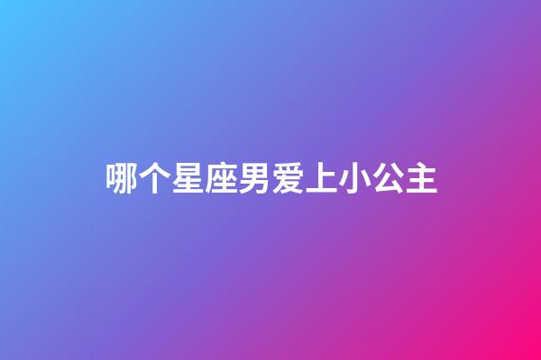哪个星座男爱上小公主-第1张-星座运势-玄机派