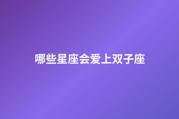 哪些星座会爱上双子座（最容易爱上双子座的星座）-第1张-星座运势-玄机派