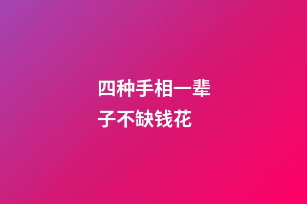 四种手相一辈子不缺钱花