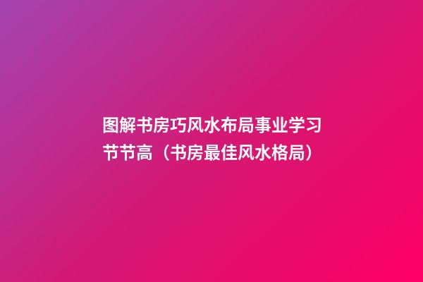 图解书房巧风水布局事业学习节节高（书房最佳风水格局）