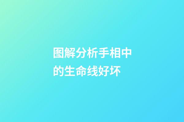 图解分析手相中的生命线好坏