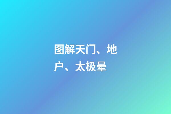 图解天门、地户、太极晕