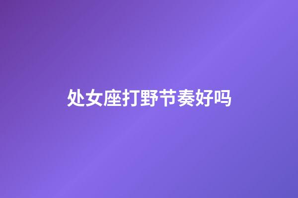 处女座打野节奏好吗-第1张-星座运势-玄机派