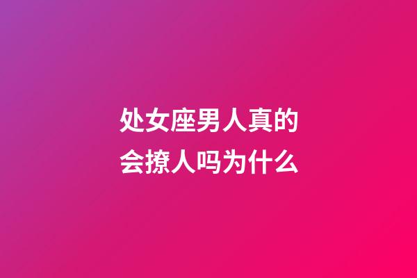 处女座男人真的会撩人吗为什么-第1张-星座运势-玄机派