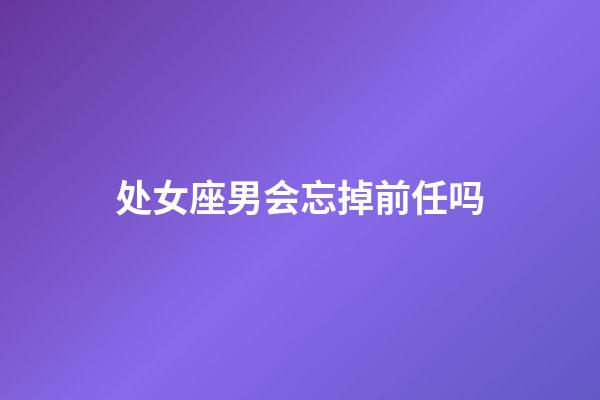 处女座男会忘掉前任吗-第1张-星座运势-玄机派