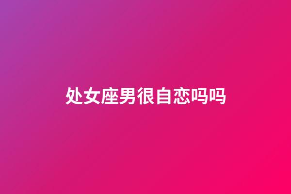 处女座男很自恋吗吗-第1张-星座运势-玄机派