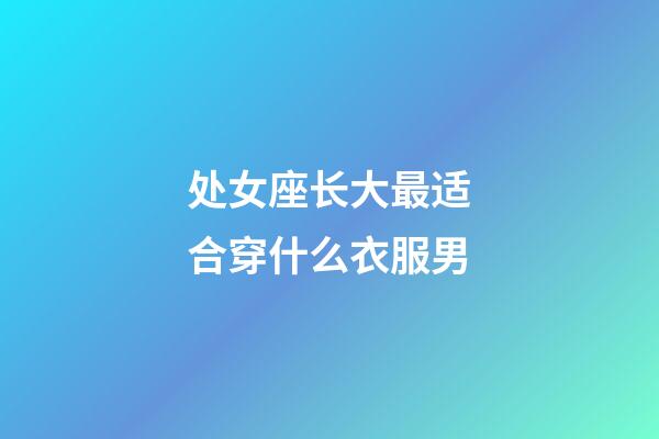 处女座长大最适合穿什么衣服男-第1张-星座运势-玄机派