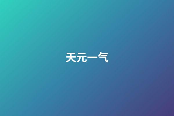 天元一气