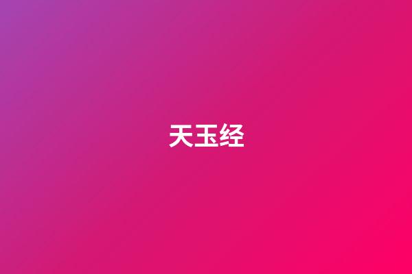 天玉经