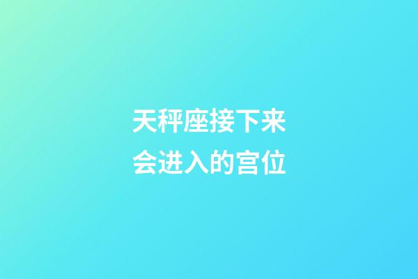 天秤座接下来会进入的宫位-第1张-星座运势-玄机派